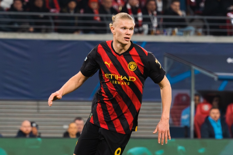 Erling Haaland i aktion i en af UEFA's klubturneringer