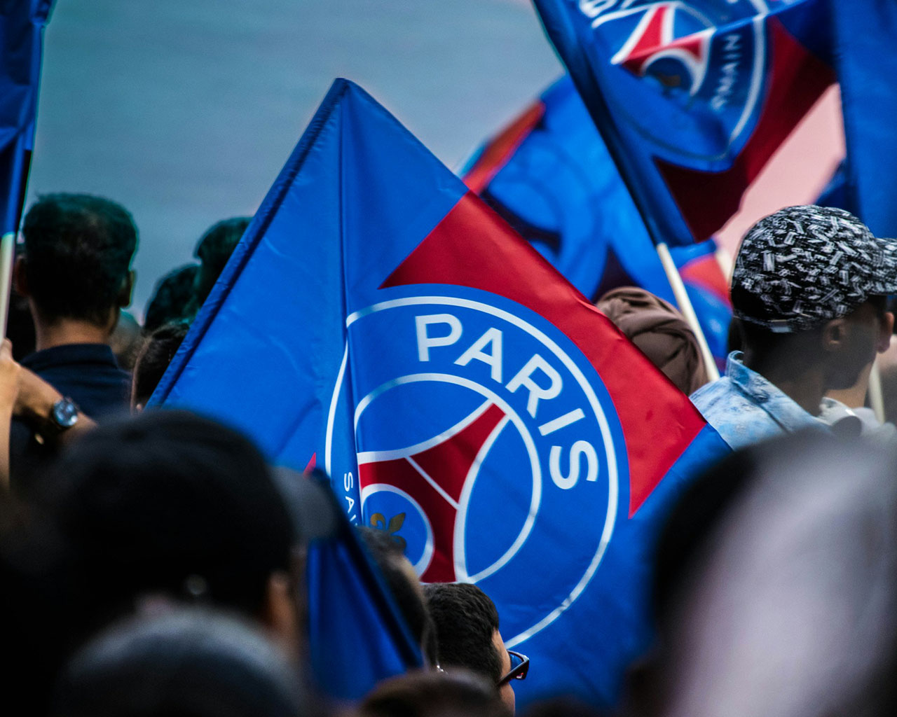 Fans af et hold i UEFA Champions League